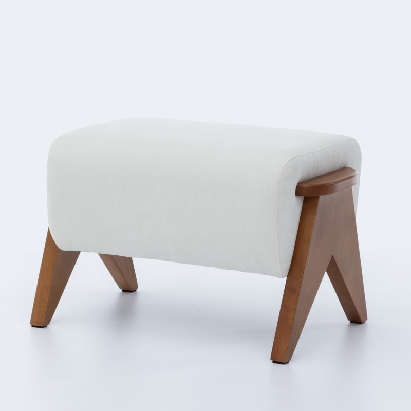 65cm Wide Ottoman, Beige