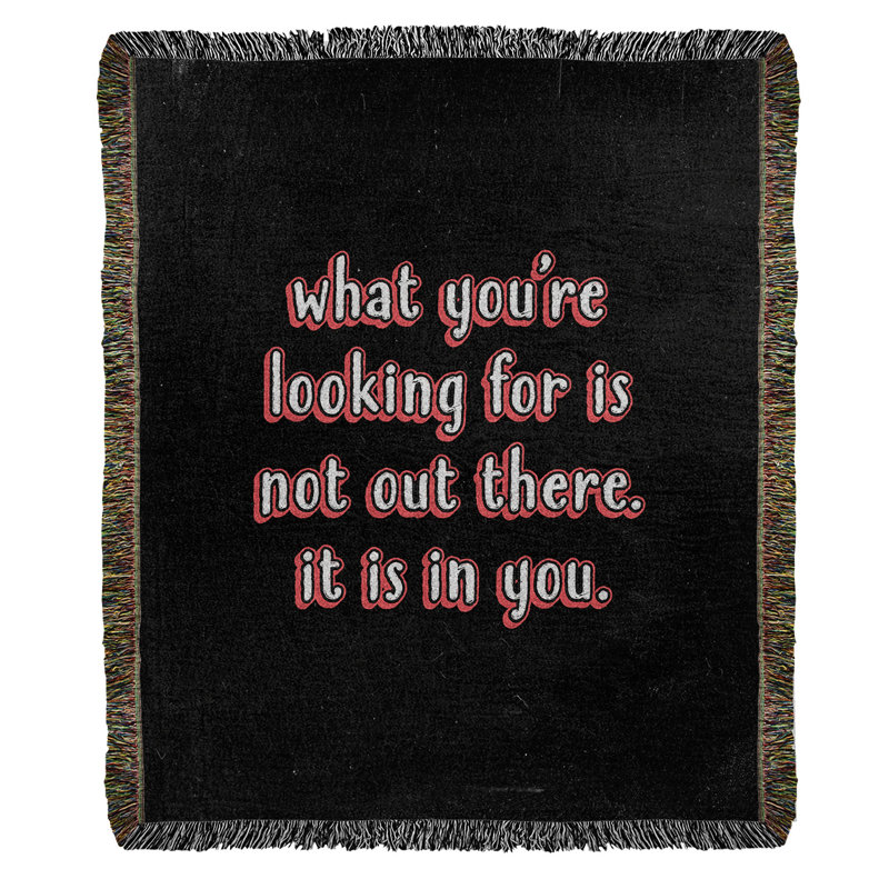 Hand Woven Throw Blanket, 80" L x 60" W, Red