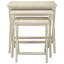 Dawn Solid Wood Cross Legs End Table