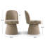 Chaise de coiffeuse rembourrée pivotante à 360°-896382113
