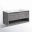 Ensemble de meuble-lavabo mural simple 40 po Kasper-1507883136
