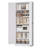 72-Inch White Metal Kitchen Cabinet With 5 Adjustable Shelves, Heavy-Duty Storage Solution, Assembly In Minutes, Safe And Easy To Clean, Space Design 72" Freestanding Pantry Ideal For Organization,