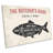 The Butcher''s Cuts Guide Fish Picture CANVAS WALL ART Print Beige-759441605