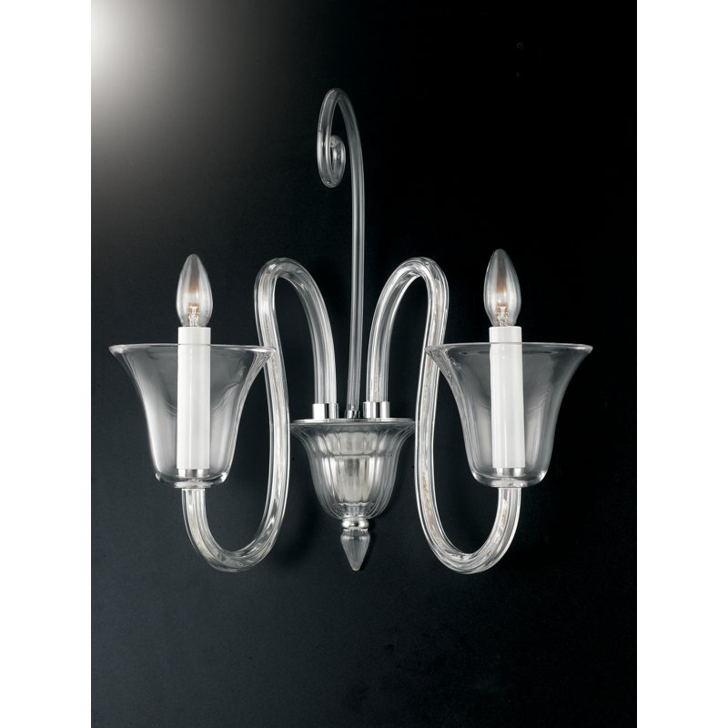 Annalise Glass Candle Wall Light