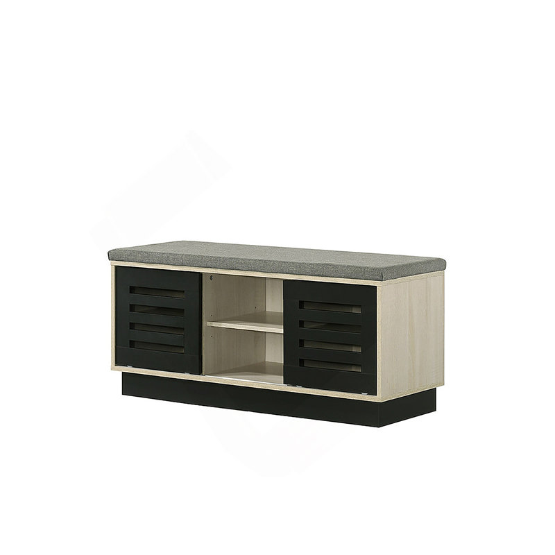 Armoire à chaussures avec portes coulissantes de 38,5 po l