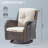 Anahit Swivel Wicker Patio Chair with Cushions (Set of 2)-92661366