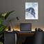 «Natation de tortue de mer» par Yvette St. Amant, art mural en verre acrylique-1860489546