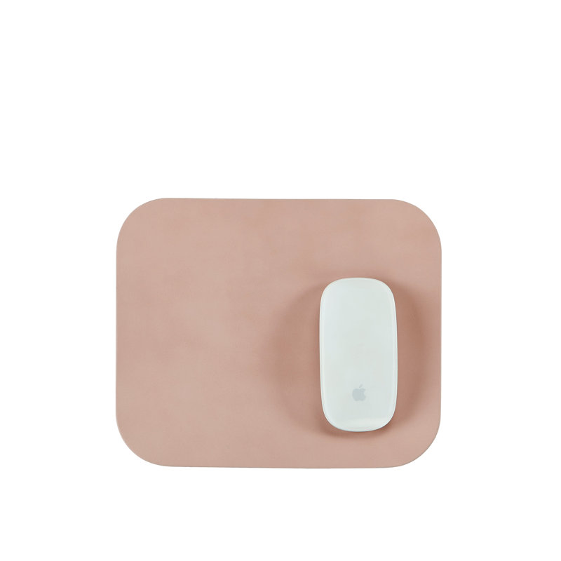 Graphic Image Mouse Pad, Leather,, Nude/Ivory