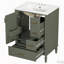 Meuble-lavabo moderne de 61 cm avec lavabo en céramique-1095646087