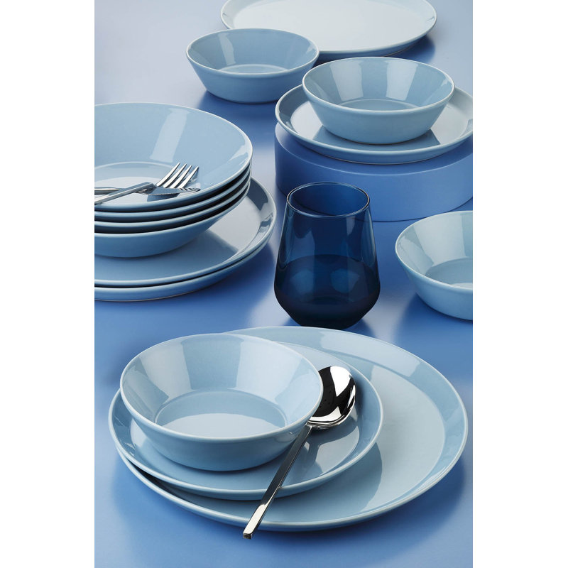 Eian Piece Dinnerware Set - Service for 6, Teal