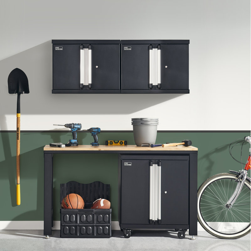 Ensemble 4 pièces d'armoire et d'établi ProGarage
