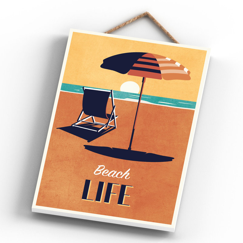Hutcheson Nautical & Beach Wall Decor, 28.5cm H x 18.5cm W x 0.9cm D