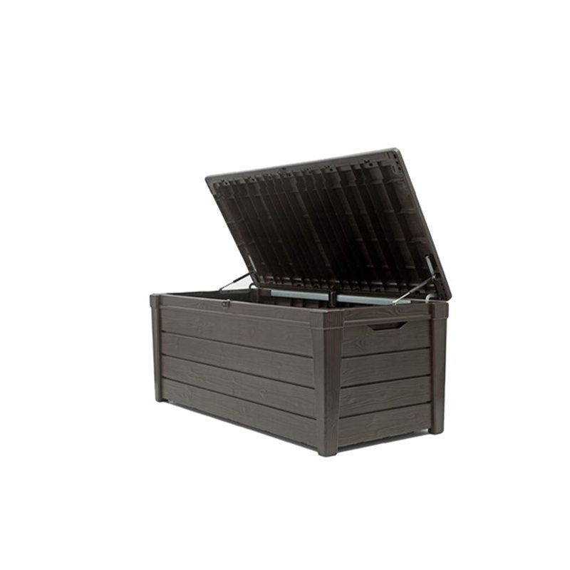 Dakota Fields Aceyn 114.5cm W Water Resistant Deck Box, Anthracite