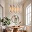 12W Dia 5CM * L30CM 3000k Tube Luminaires suspendus modernes Spot pour îlot à manger Salon Bar Comptoir Boutique Plafonnier Lampe