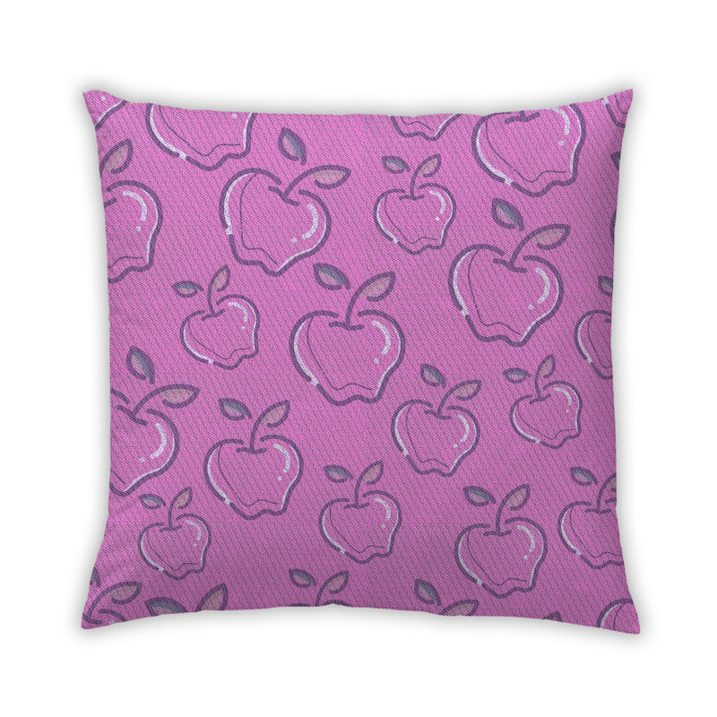 Throw Pillow, Synthetic, Purple
