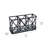 Chipper Metal 3 Compartment Makeup Organizer