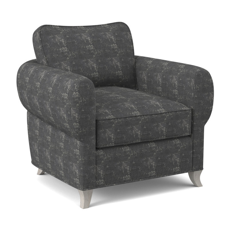 Cocoon Sunbrella® Boucle Armchair, Edworth Ocean Viscose, Bisque