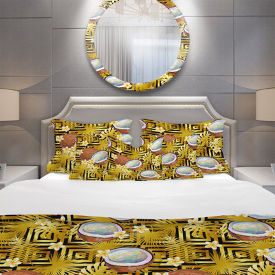 Ensemble de housse de couette tropical