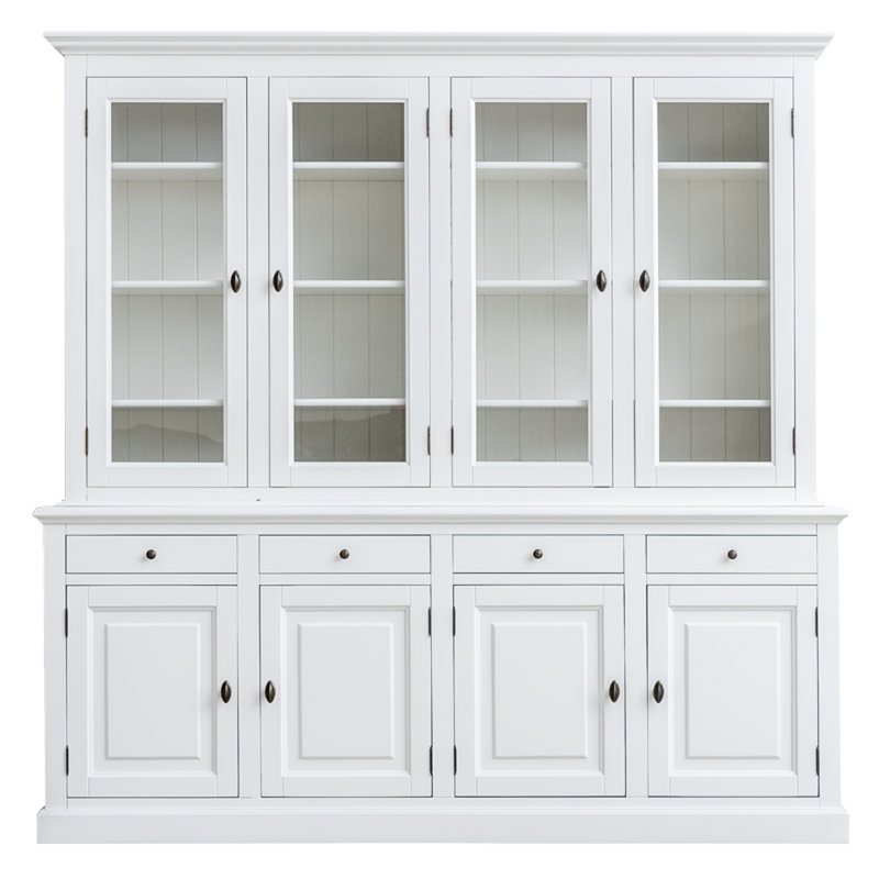 Topeka Display Cabinet, White