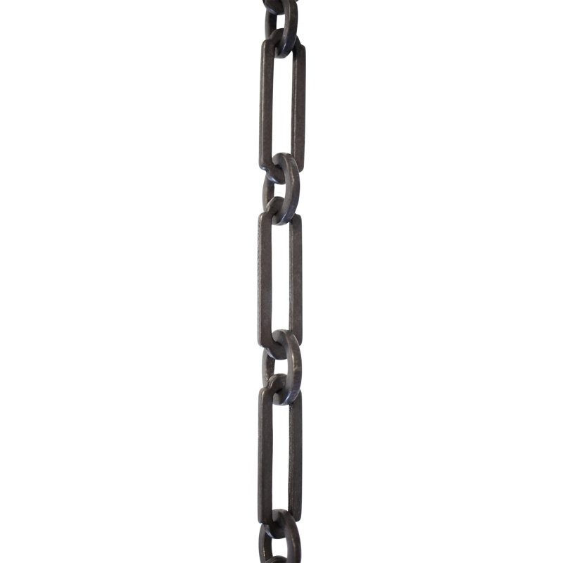 Rectangle Linked Chain, Oil Bronzed Black