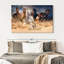 Courir sur un cheval, impression sur toile-92279667
