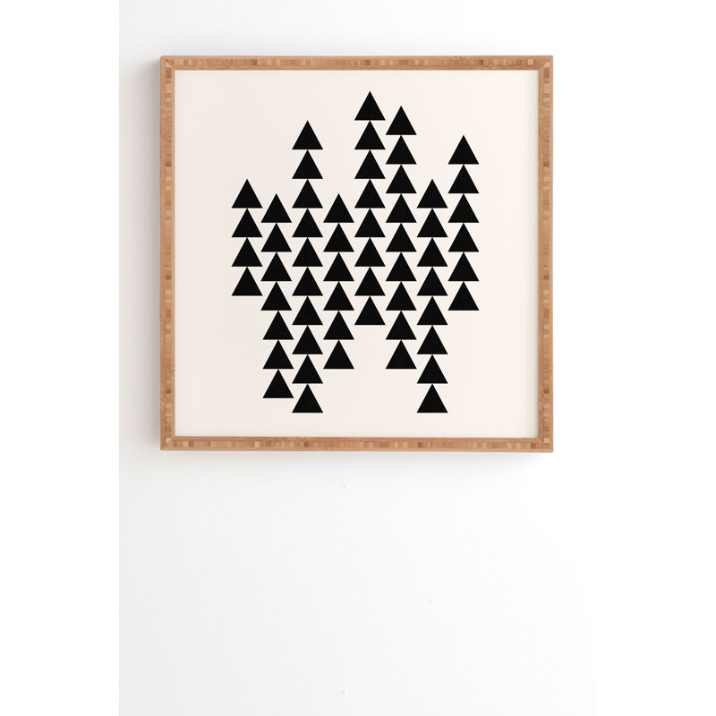 Arrowing - Cadre photo, impression sur bois, H 30 po x l 30 po x p 1 po