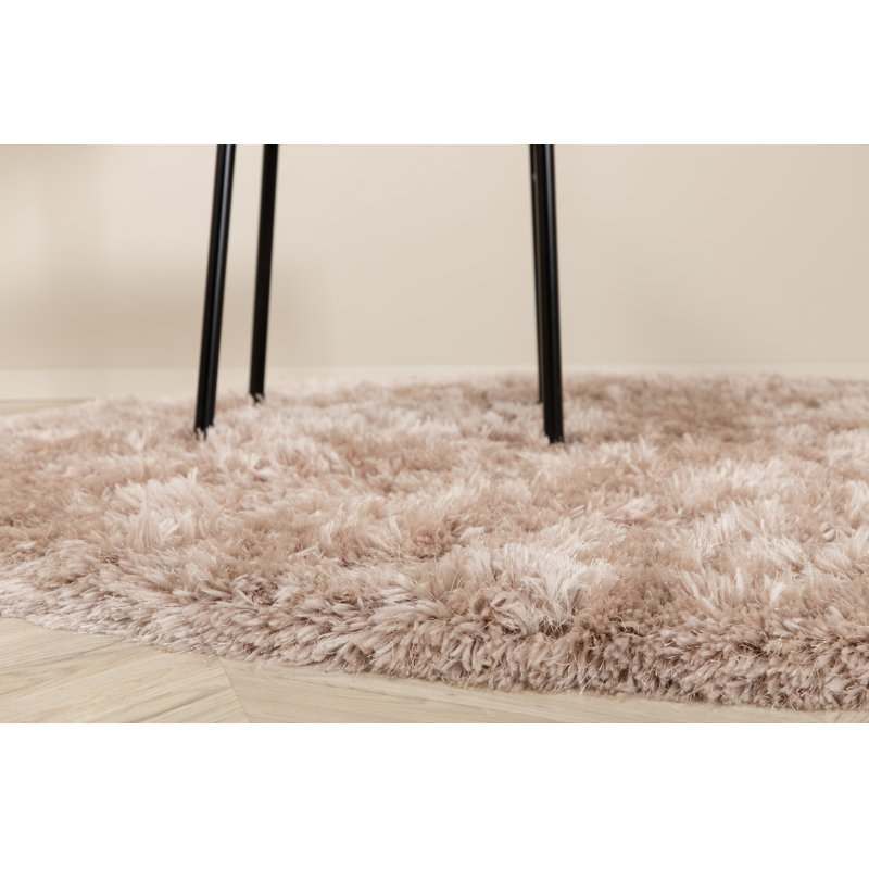 Hoss Solid Colour Hand Woven Area Rug, Round 200cm