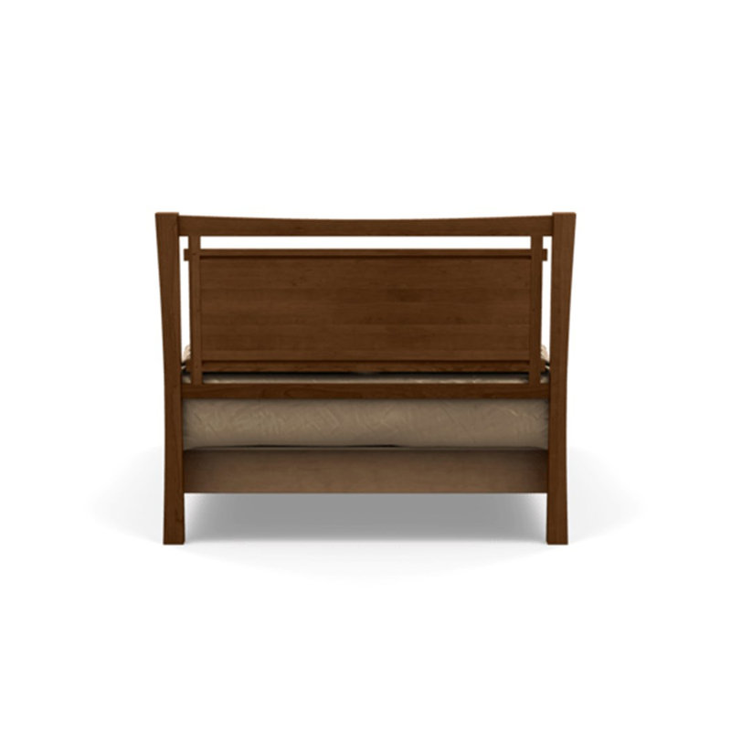 Monterey Upholstered Bed, King, Onyx, Saddle Cherry
