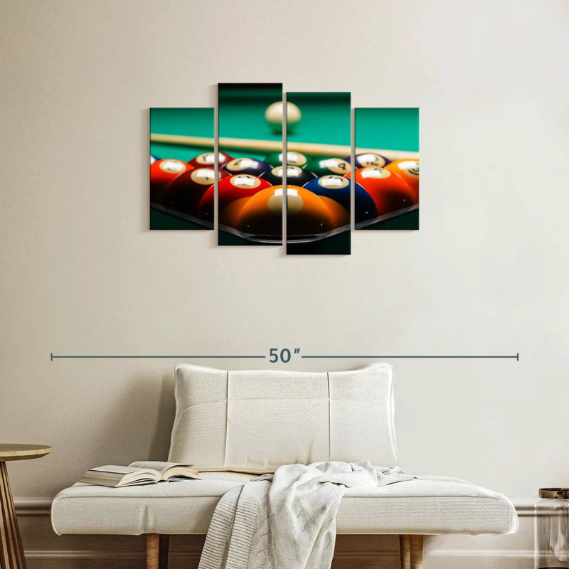 Senne Billiards, 22" H x 36" W