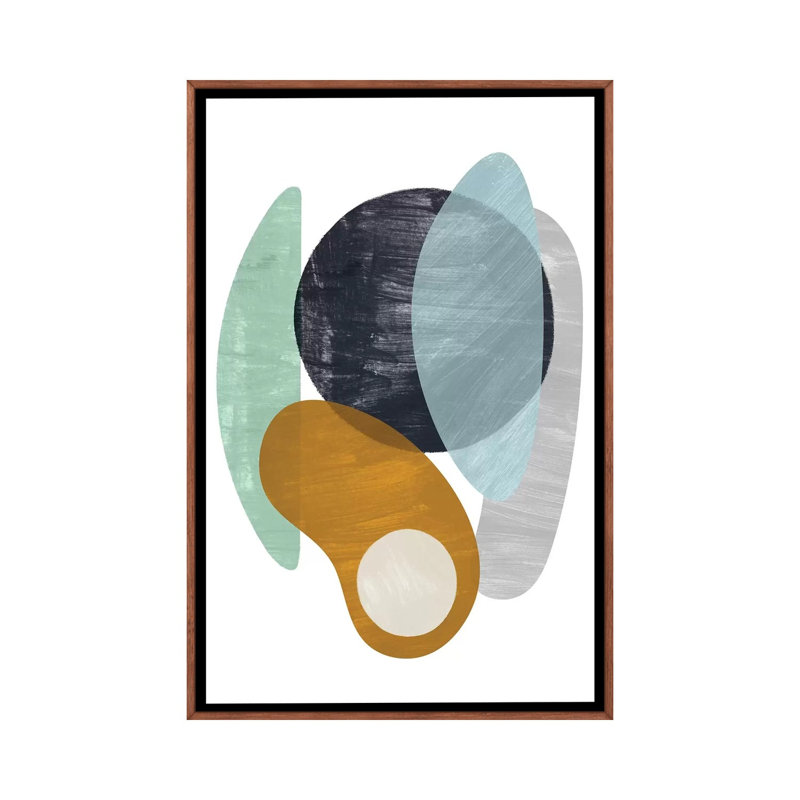 «Naturess I» par Grace Popp - impression d'art graphique, Pas de tapis, H 60 po x l 40po x P 1,5 po