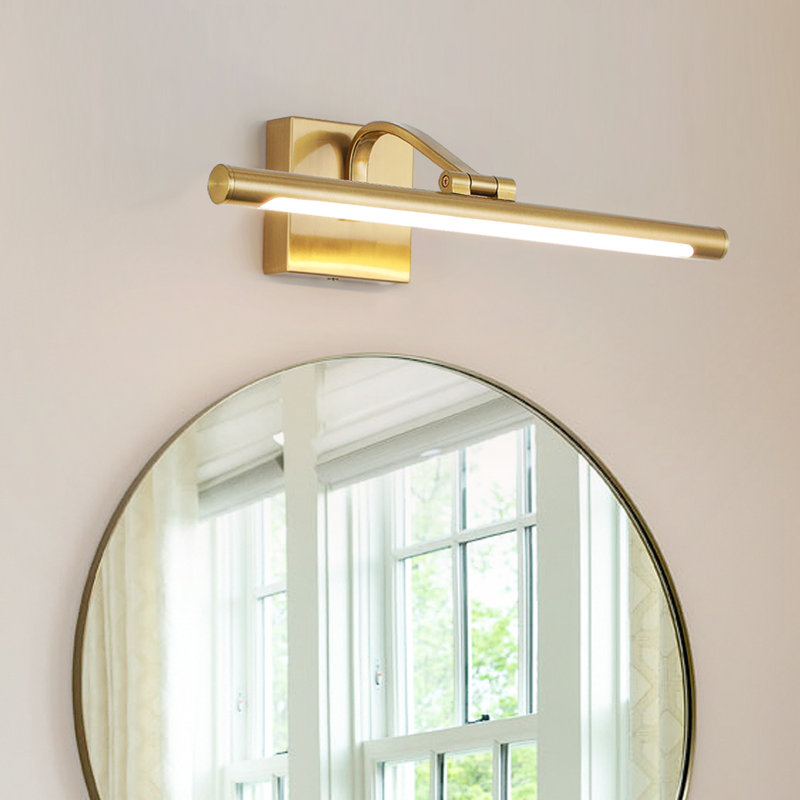1-Light Dimmable LED Picture Light with Adjustable Colour Temperature (3000K/4000K/6000K), Artwork Display Lighting, Brass