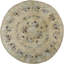 Antique Cotton Ivory Beige Cream White Hooked - Loop Pile Rug