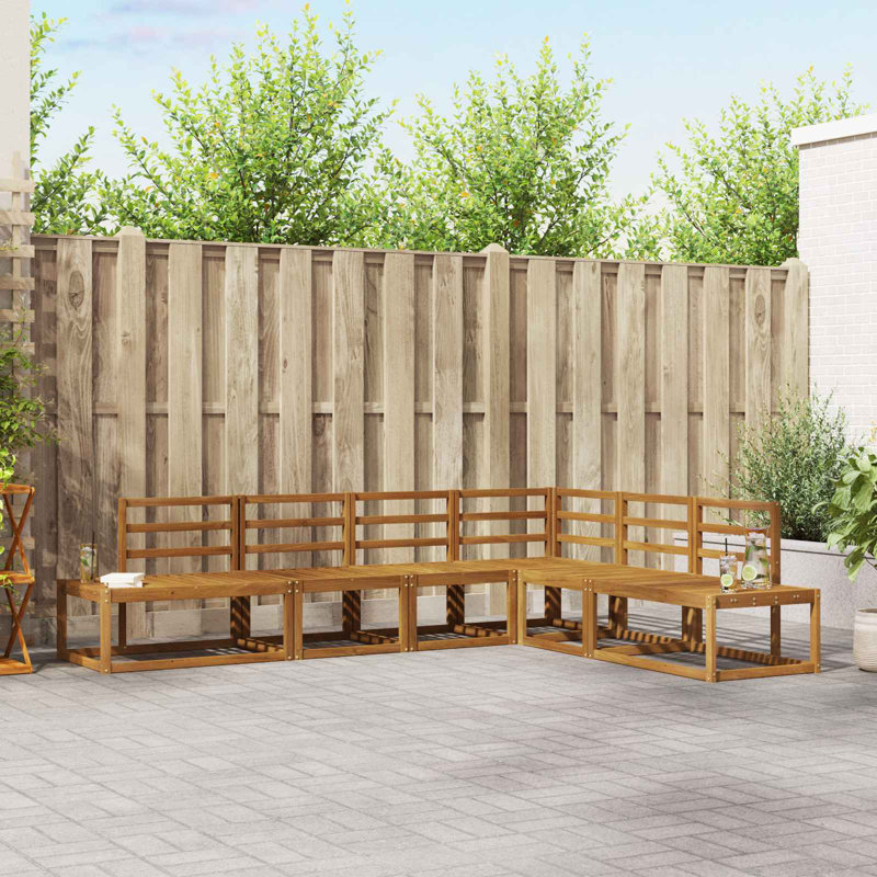 273cm Wide Patio Sectional Set