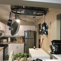 Kinetic Metal Oval Hanging Pot Rack & Reviews