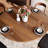 Louree Round Solid Wood Dining Table For Kitchen Dining Room Farmhouse Pedestal Table 4/6/8-1045739276