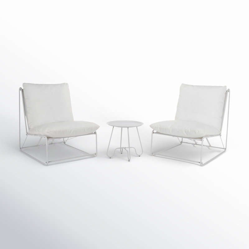 Basil 2 - Person Patio Conversation Sets with Cushions