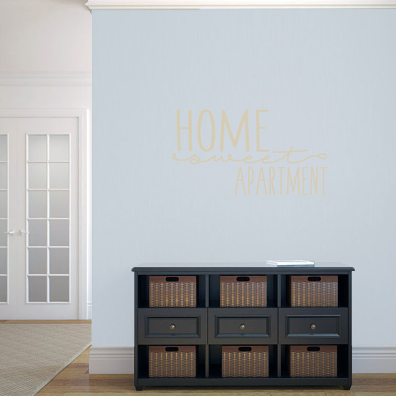 Décalcomanie murale appartement de la maison, Beige