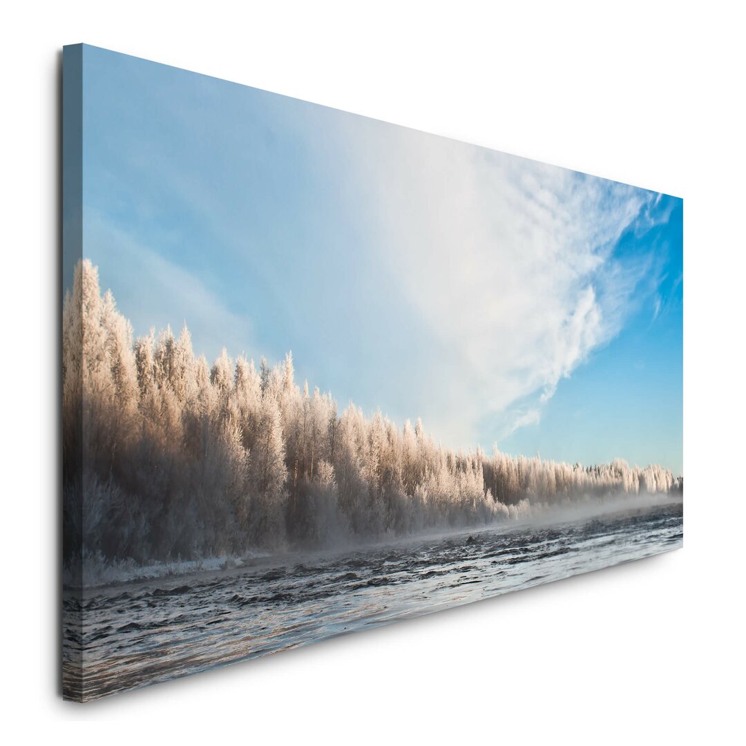 Leinwandbild Winterlandschaft