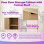 Armoire de rangement 63 po à rayures verticales 63 pouces-1744496649