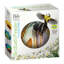 Bain d'oiseaux / piquet d'alimentation - tourbillon noir