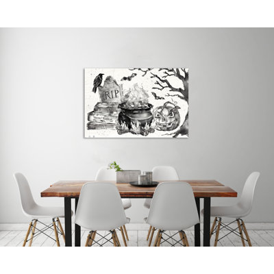 " Phantoms Of The Night I " by Anne Tavoletti Painting Print