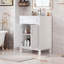 Meuble-lavabo moderne 24 po avec lavabo supérieur-117981636