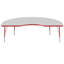 Table d'activité 48 "x 72" avec moulures en T et pieds réglables-39310980-99078003