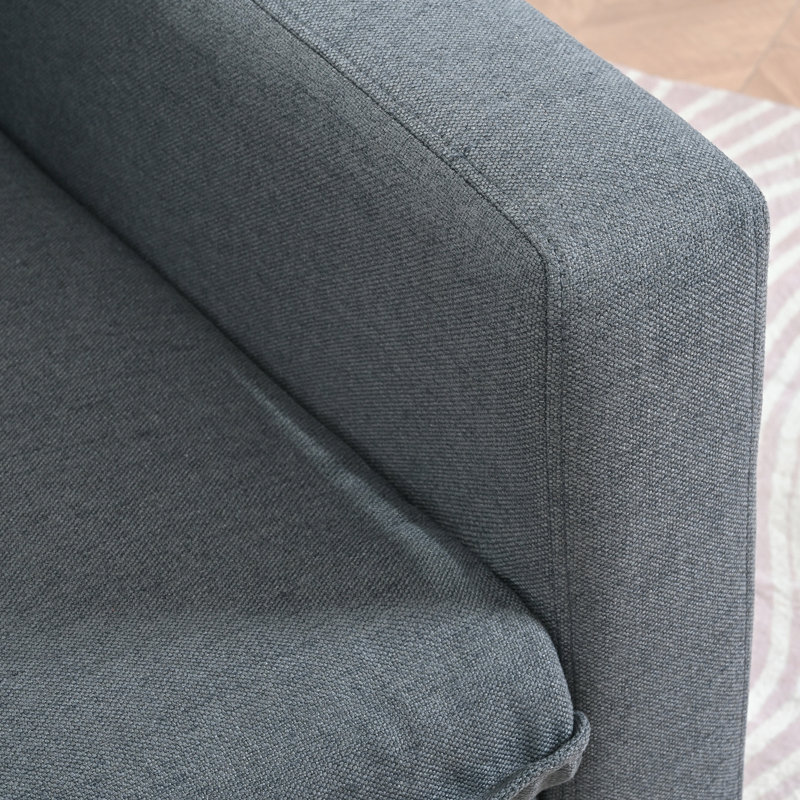 Fauteuil inclinable Ravaughn, Polyester gris