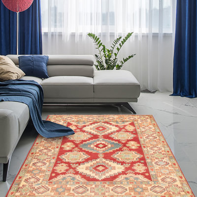 Ragene One-of-a-Kind 5'0" X 6'7" New Age Wool Area Rug in