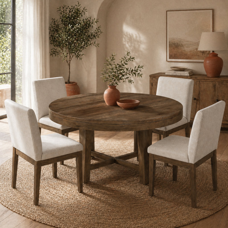 Glenway 5-Piece Round Dining Set For 4