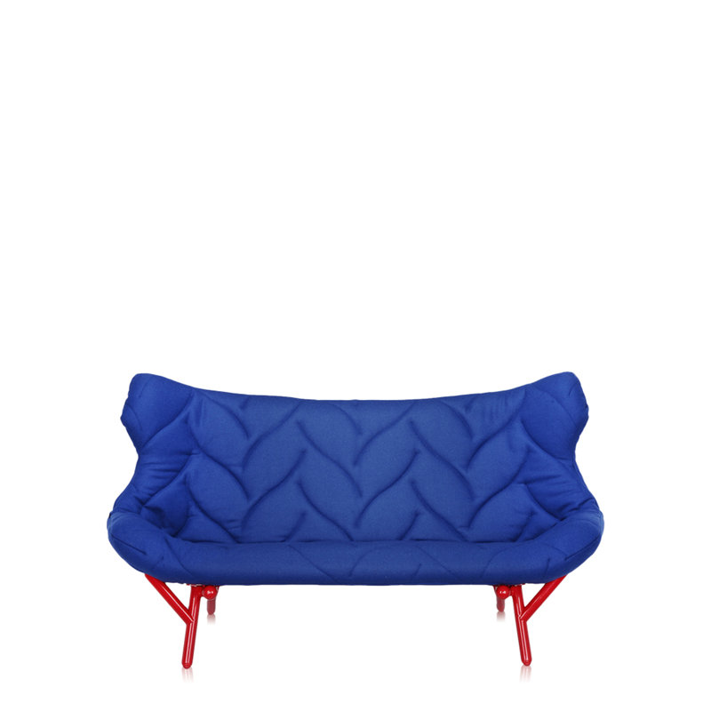 Foliage Loveseat, Red, Green Trevira™