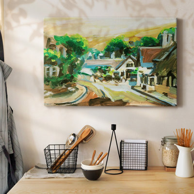 Spring Village II-Gallery Wrapped Canvas