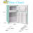 R.W.FLAME Retro 3.2 Cu. ft. Freestanding Mini Fridge with Freezer-51954045