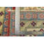 Tapis rouge / brun en laine noué à la main de conception unique 9 pi 4 po x 9 pi 1 po